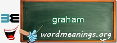 WordMeaning blackboard for graham